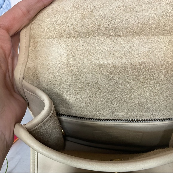 Coach Ivory Regina Flap Turn Lock leather bag - Picture 4 of 4